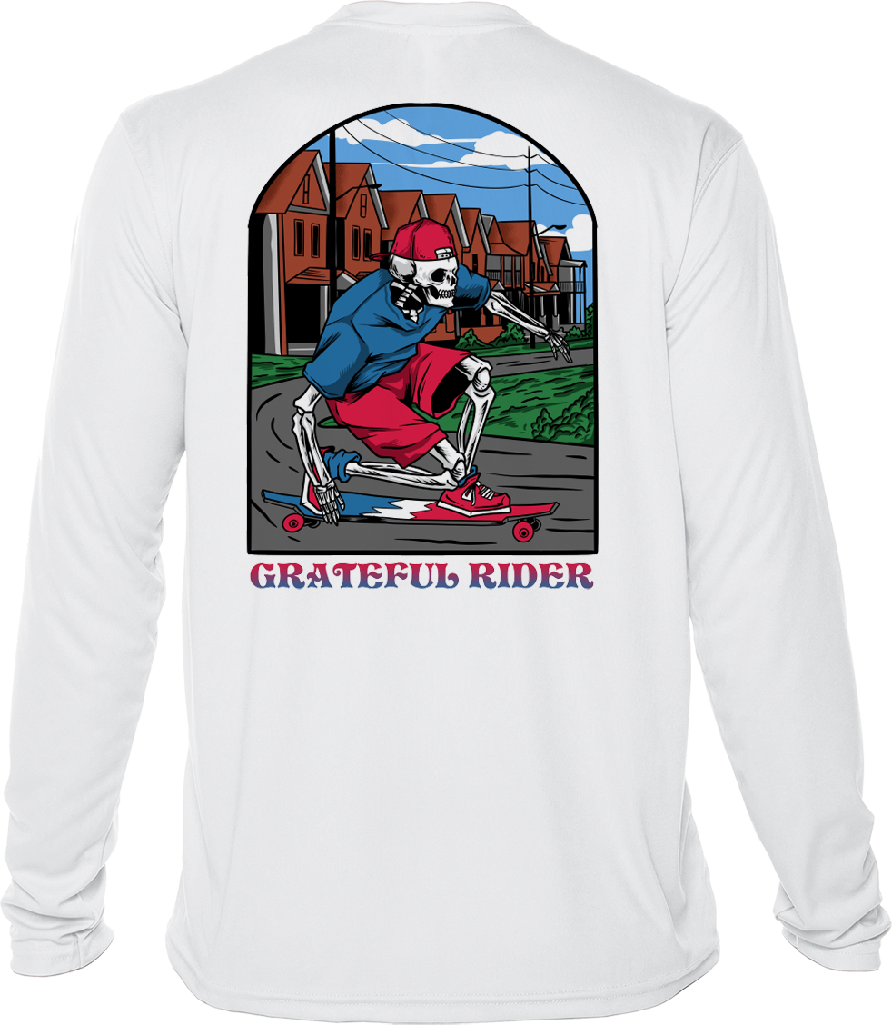 Grateful Rider Longboarder UV Shirt