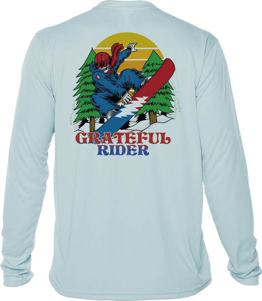 Powder Grab UPF 50+ Long Sleeve Shirt | Grateful Rider