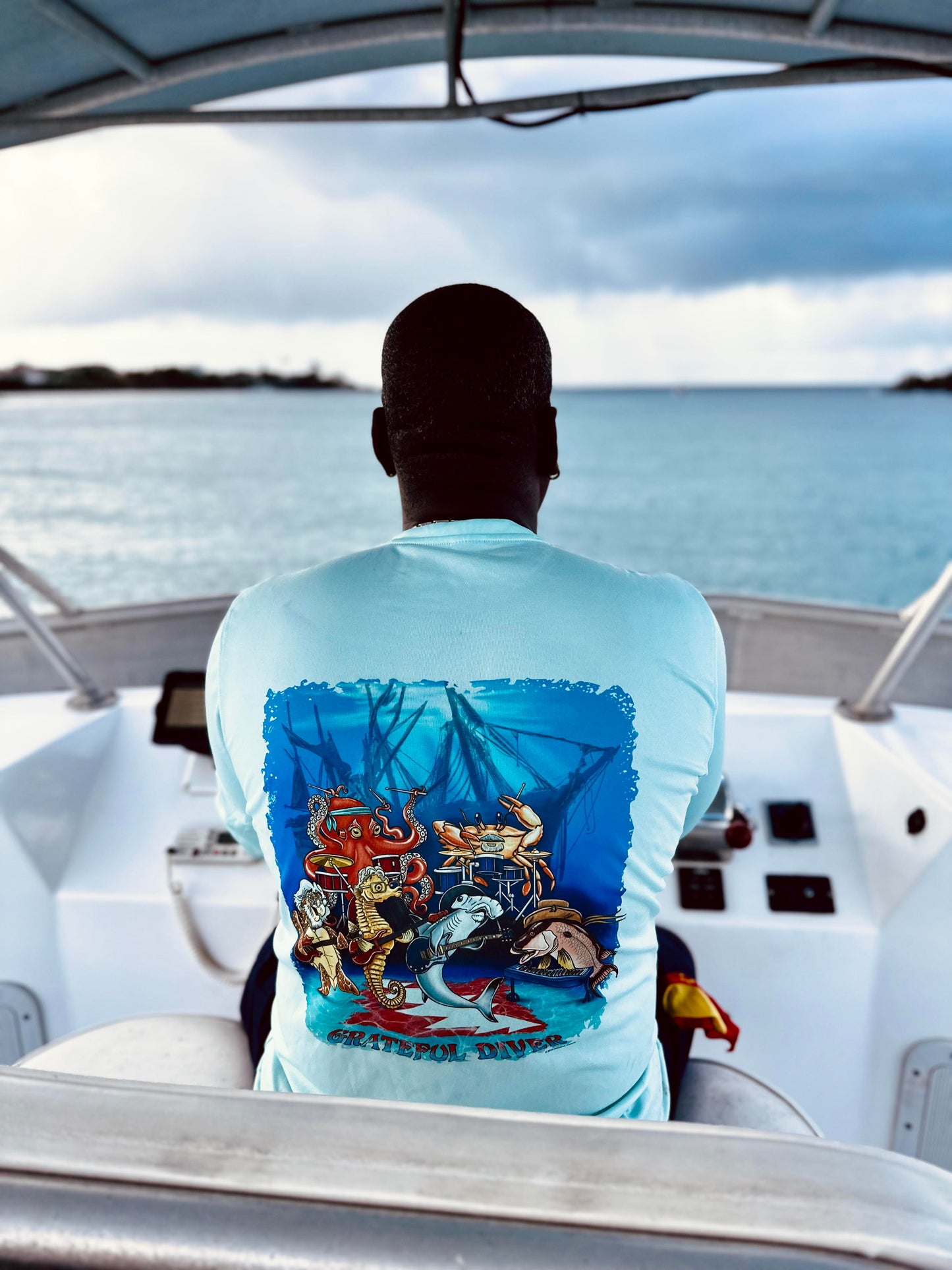 Grateful Diver Underwater Jam UV Shirt
