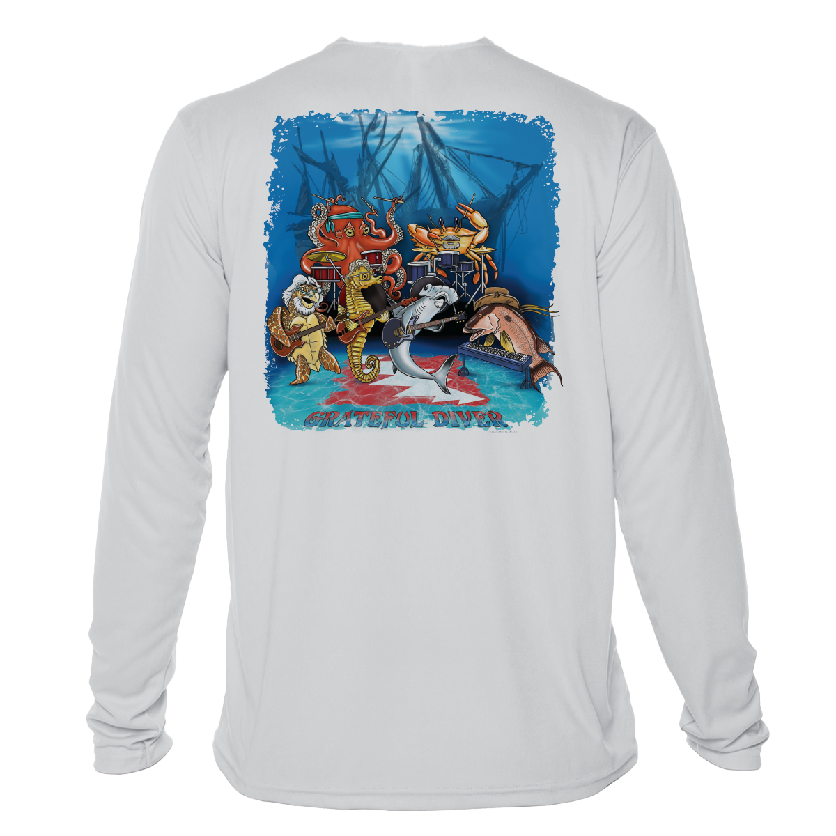 Grateful Diver Underwater Jam UV Shirt
