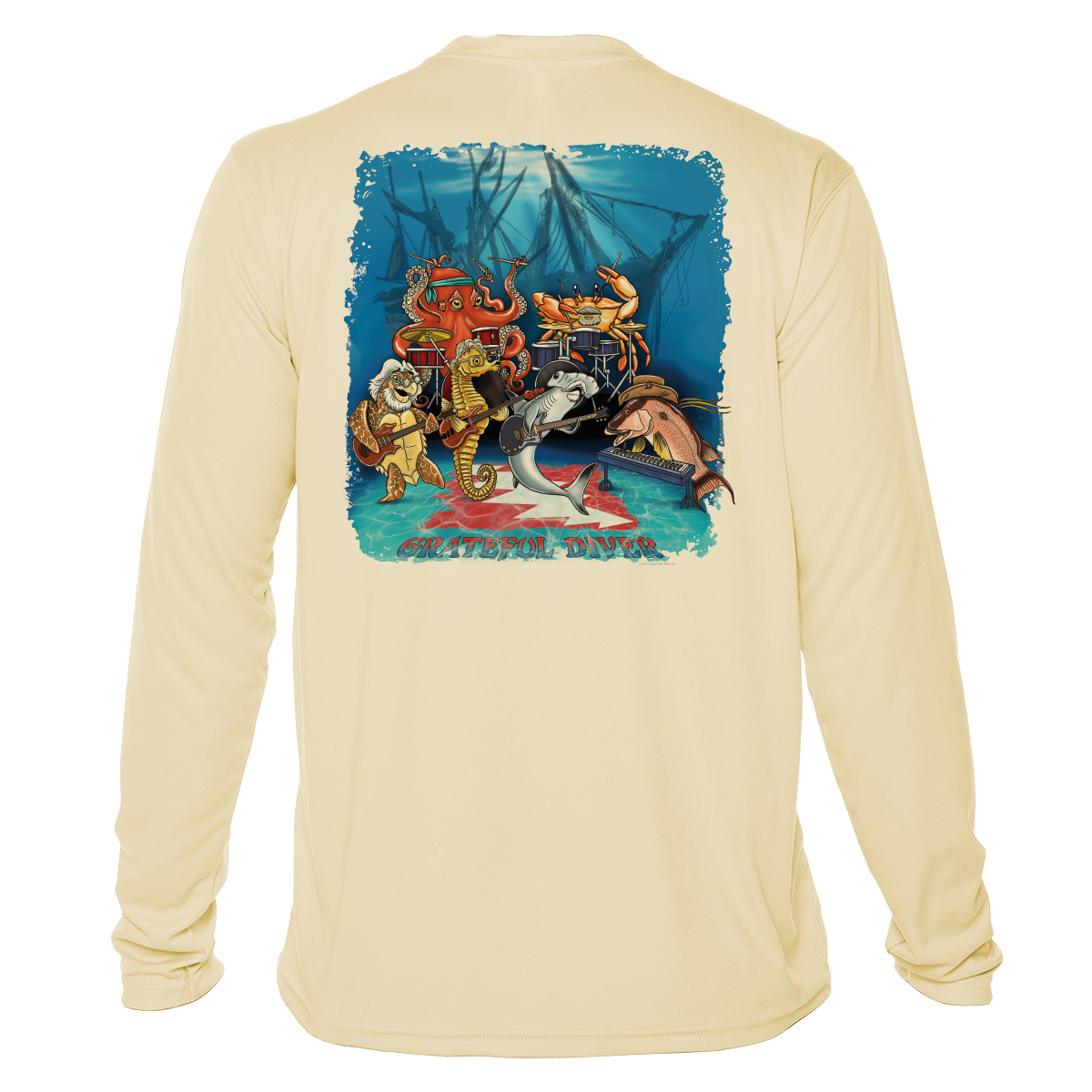 Grateful Diver Underwater Jam UV Shirt