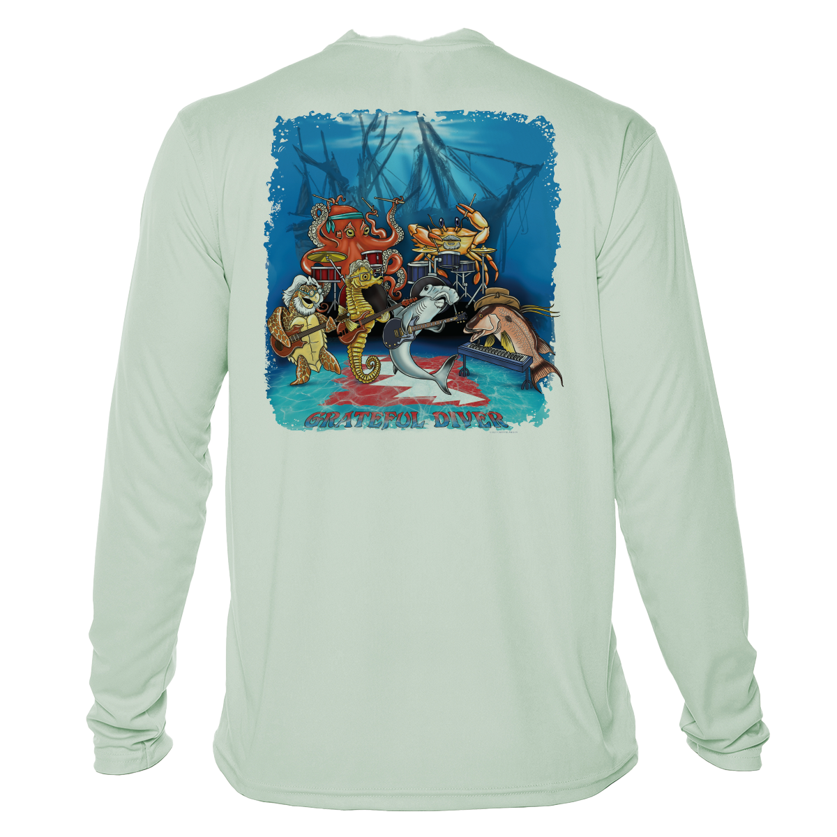 Grateful Diver Underwater Jam UV Shirt