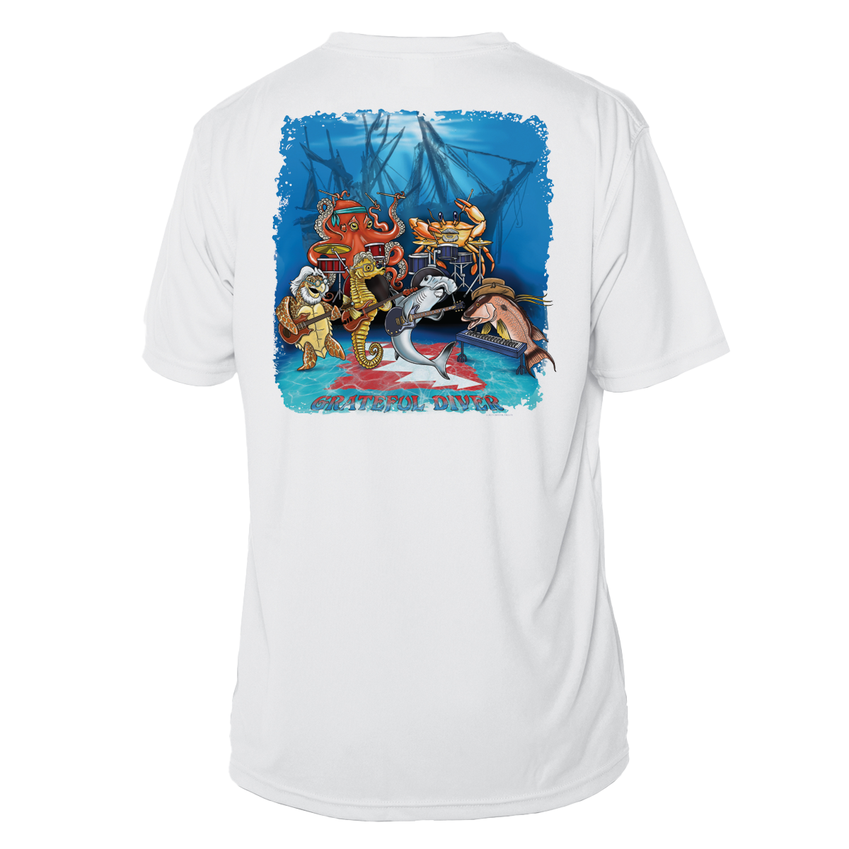 Grateful Diver Underwater Jam Short Sleeve UV Shirt