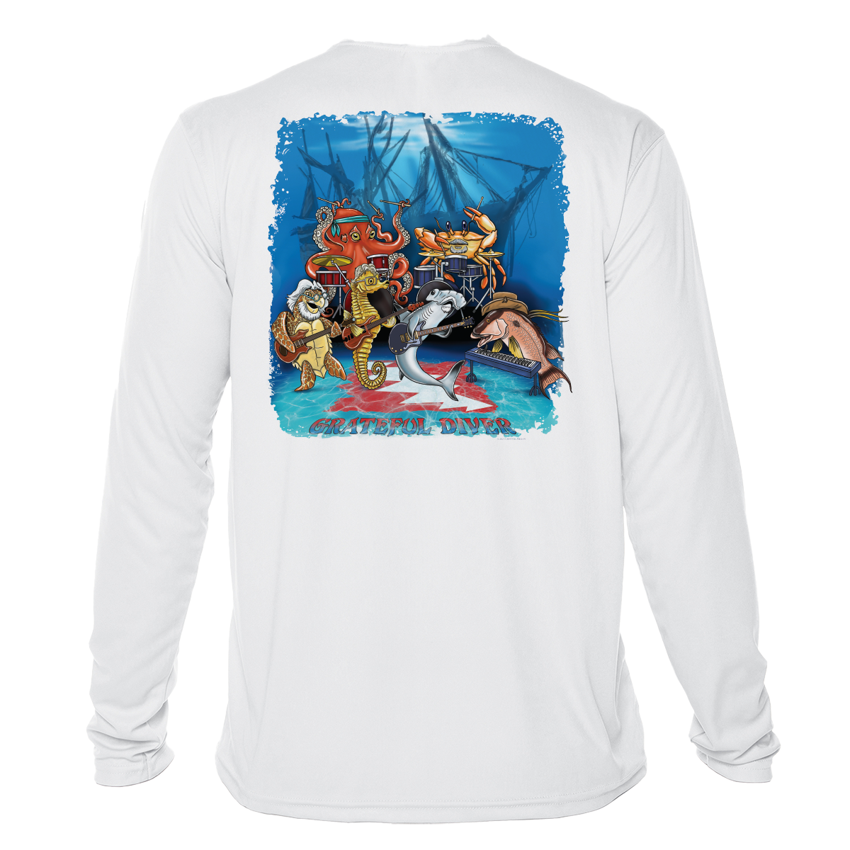 Grateful Diver Underwater Jam UV Shirt