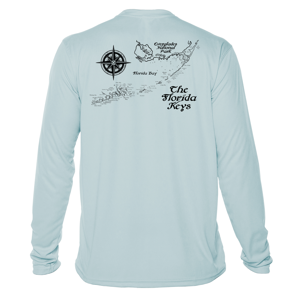 Grateful Outdoors Traditional Keys Map UV Shirt