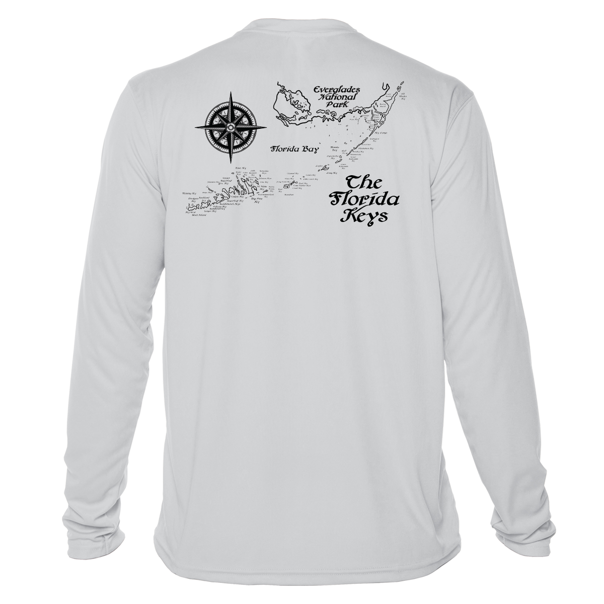 Grateful Outdoors Traditional Keys Map UV Shirt