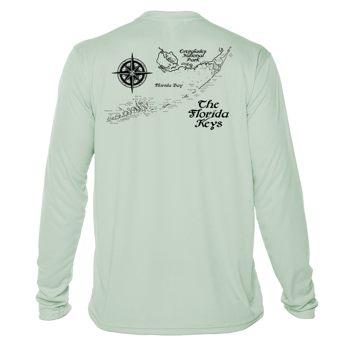 Grateful Outdoors Traditional Keys Map UV Shirt