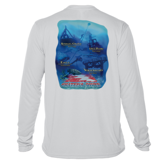 Grateful Diver Wrecks of the Keys UV Shirt