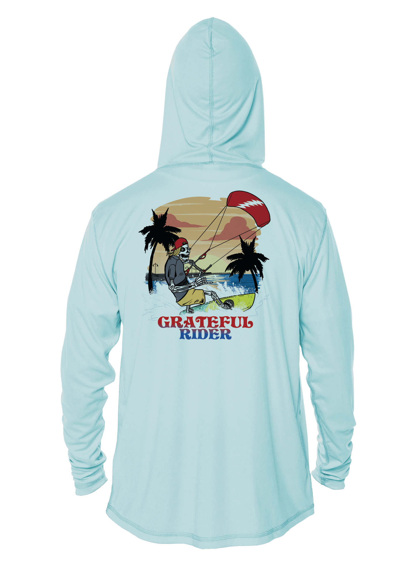 Grateful Rider Kiteboarder UV Hoodie