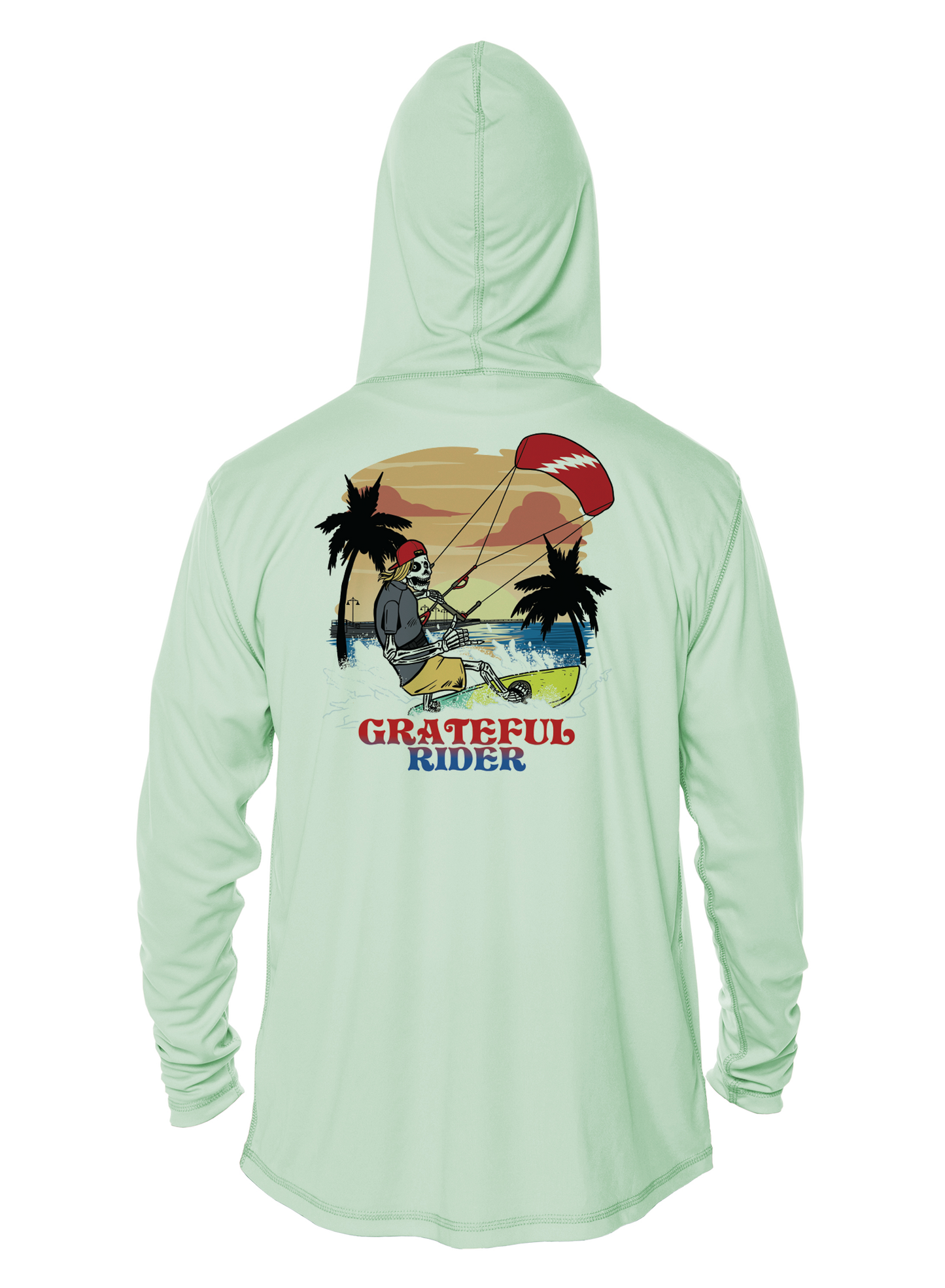 Grateful Rider Kiteboarder UV Hoodie