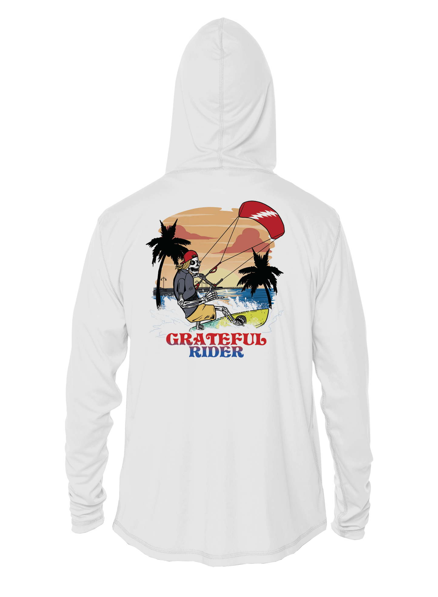 Grateful Rider Kiteboarder UV Hoodie