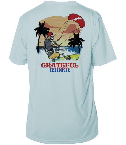Grateful Rider Kiteboarder Short Sleeve UV Shirt