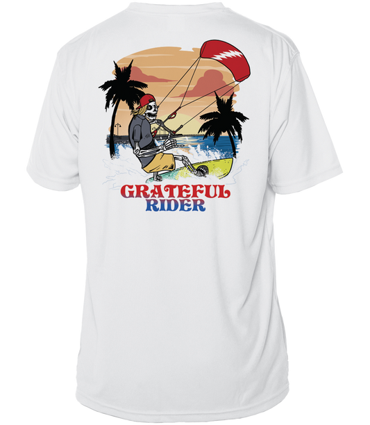 Grateful Rider Kiteboarder Short Sleeve UV Shirt
