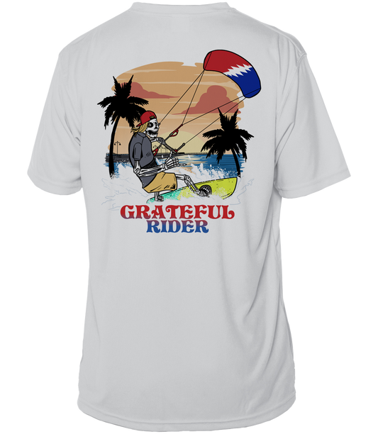 Sunset Kite UPF 50+ Short Sleeve Shirt | Grateful Rider