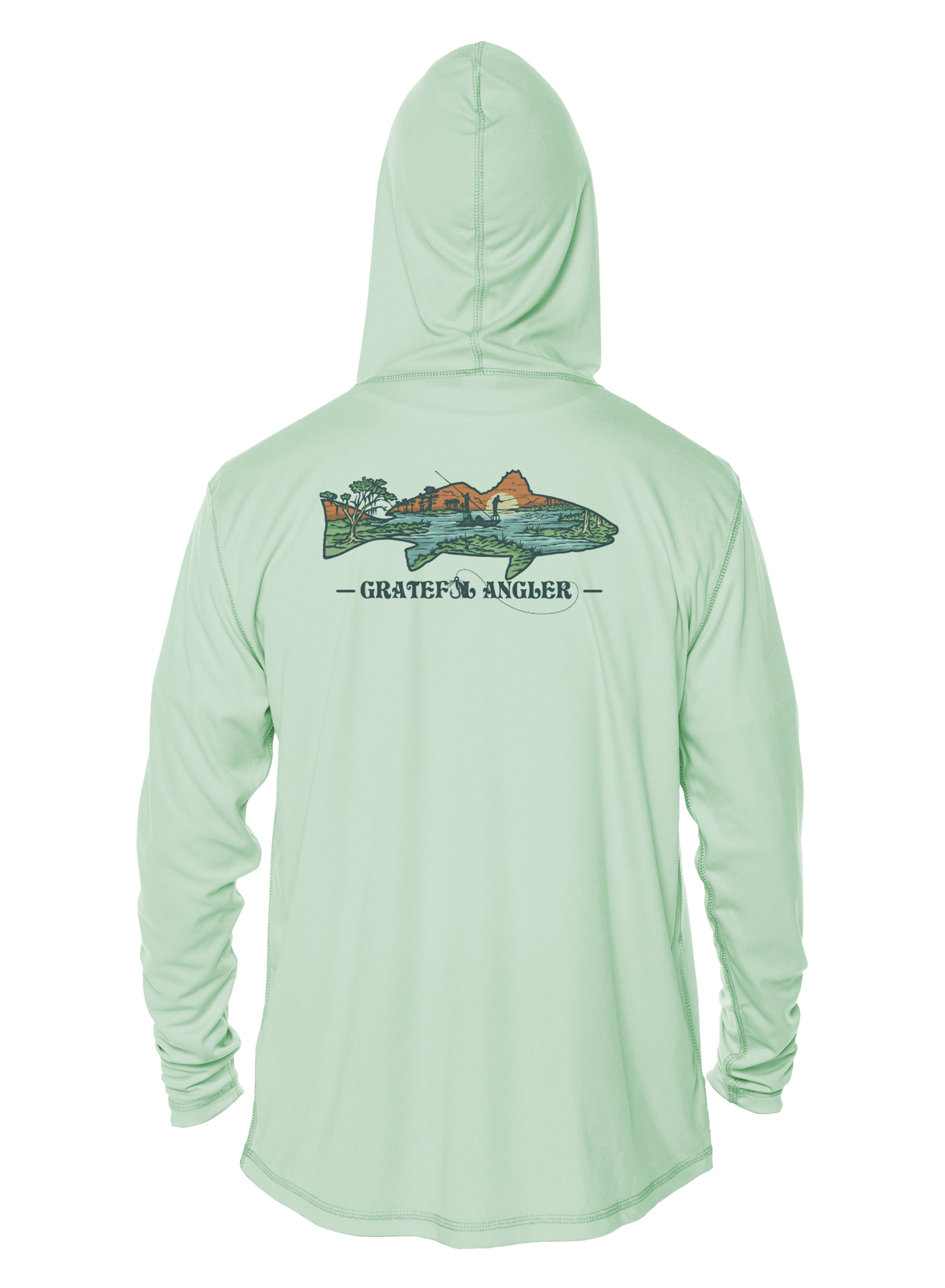 Grateful Angler Lowcountry Redfish UV Hoodie