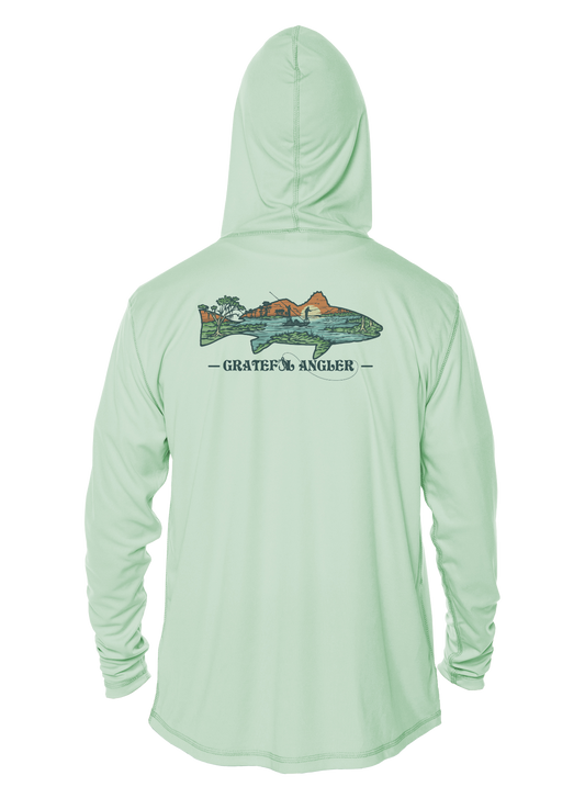 Grateful Angler Lowcountry Redfish UV Hoodie