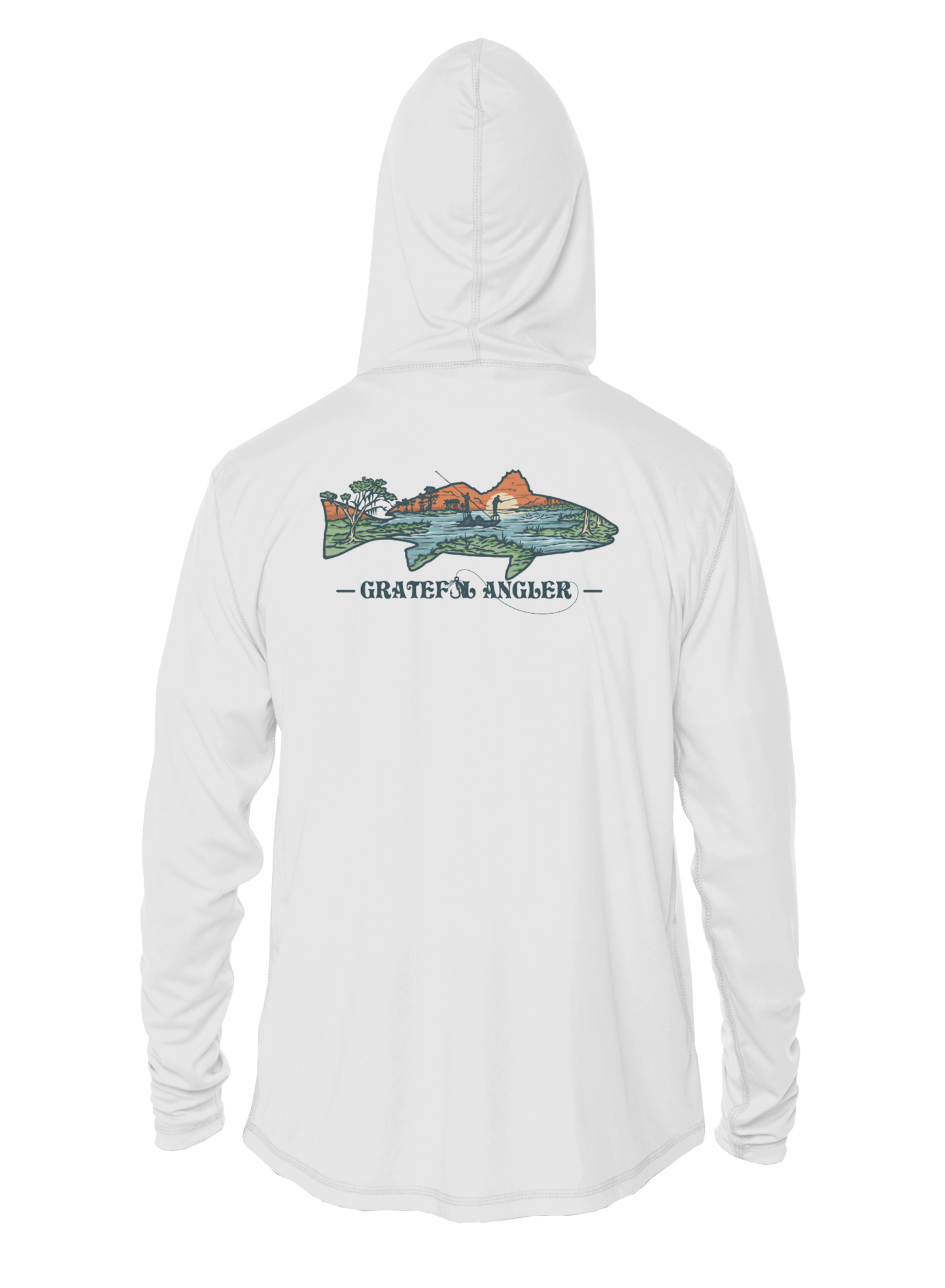 Grateful Angler Lowcountry Redfish UV Hoodie