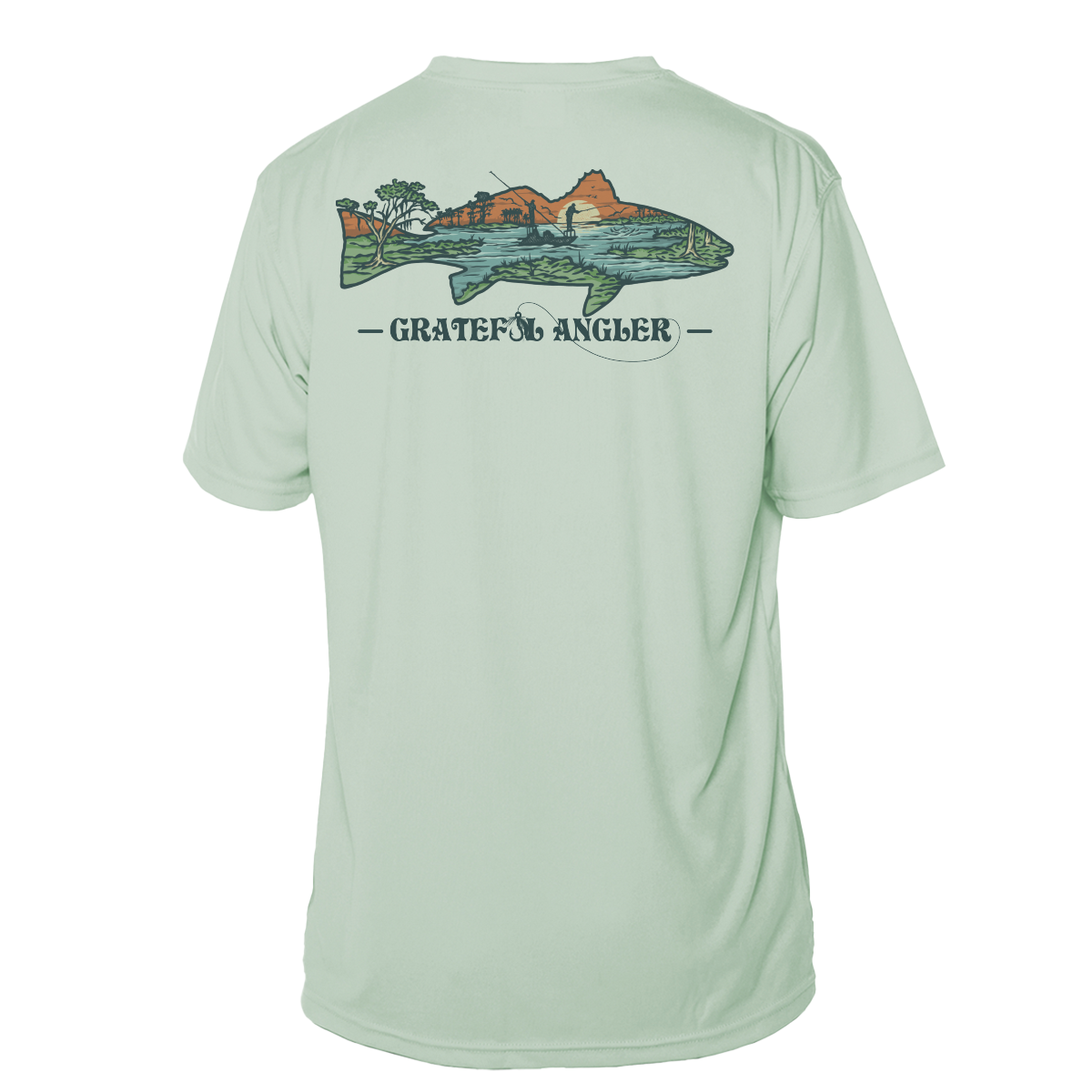 Grateful Angler Lowcountry Redfish Short Sleeve UV Shirt