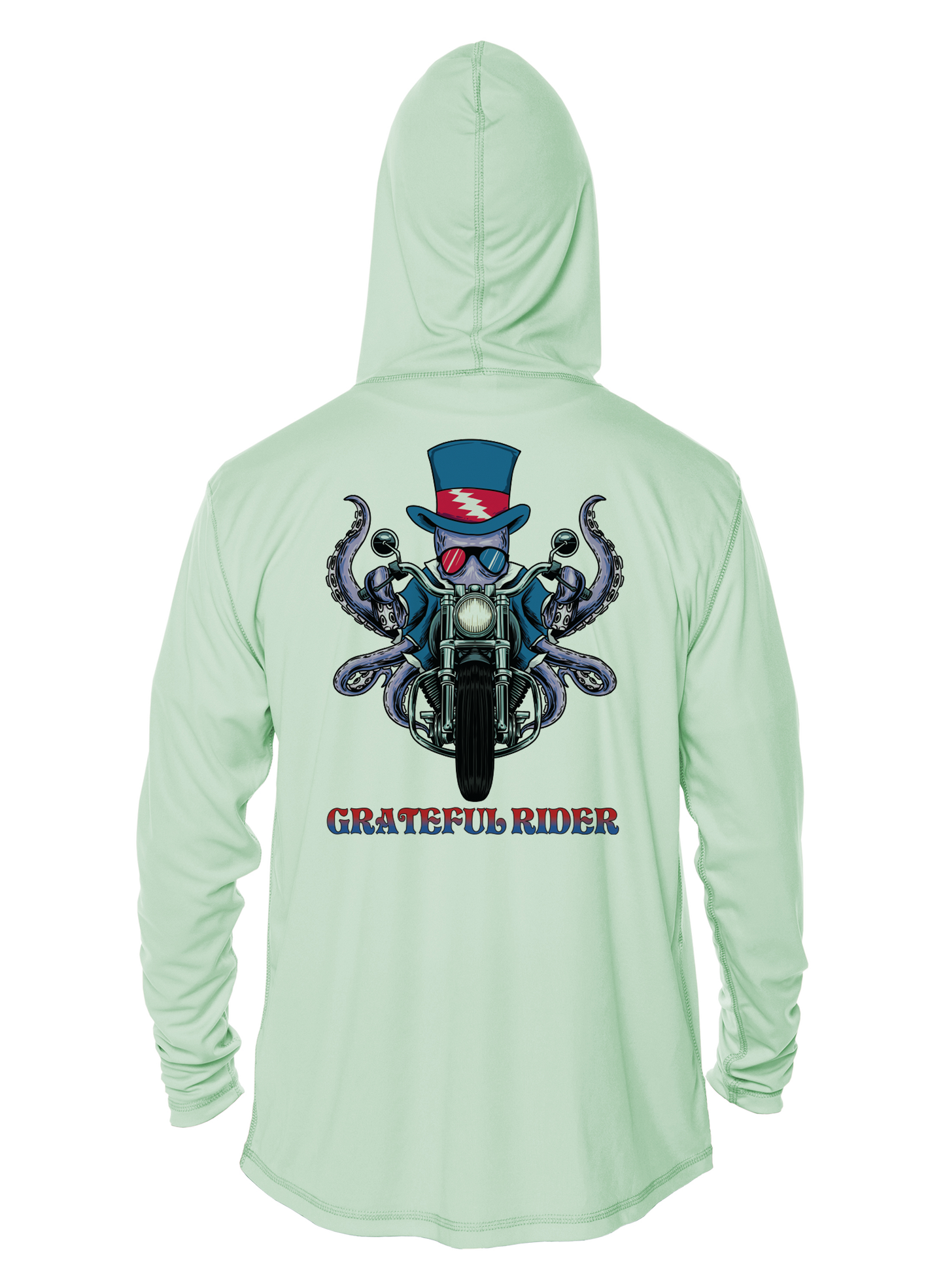 Grateful Rider Motorcycle Sam UV Hoodie