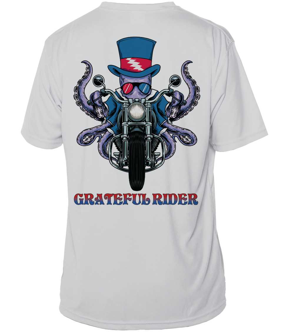 Grateful Rider Motorcycle Sam Short Sleeve UV Shirt