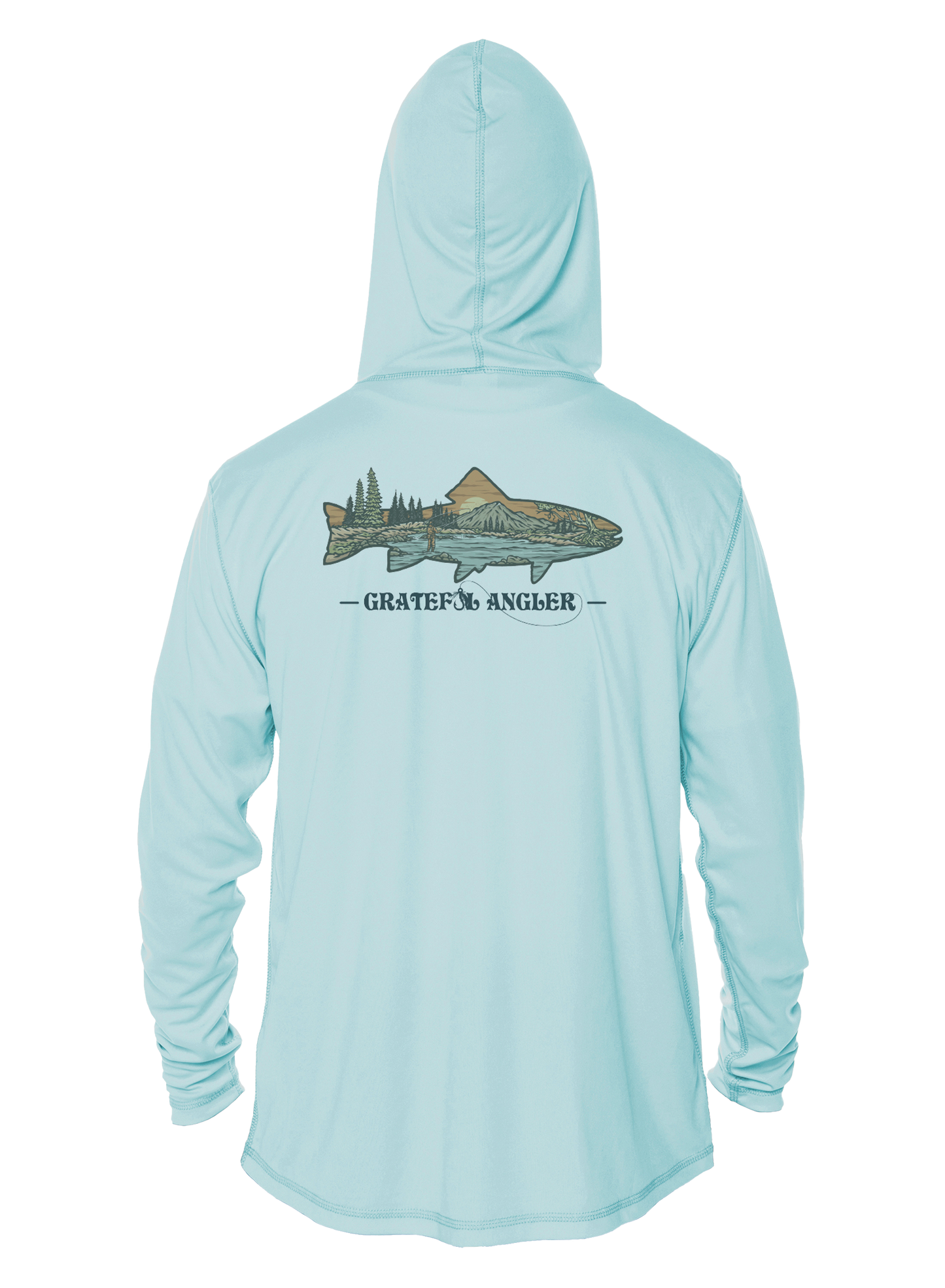 Grateful Angler Mountain Trout UV Hoodie