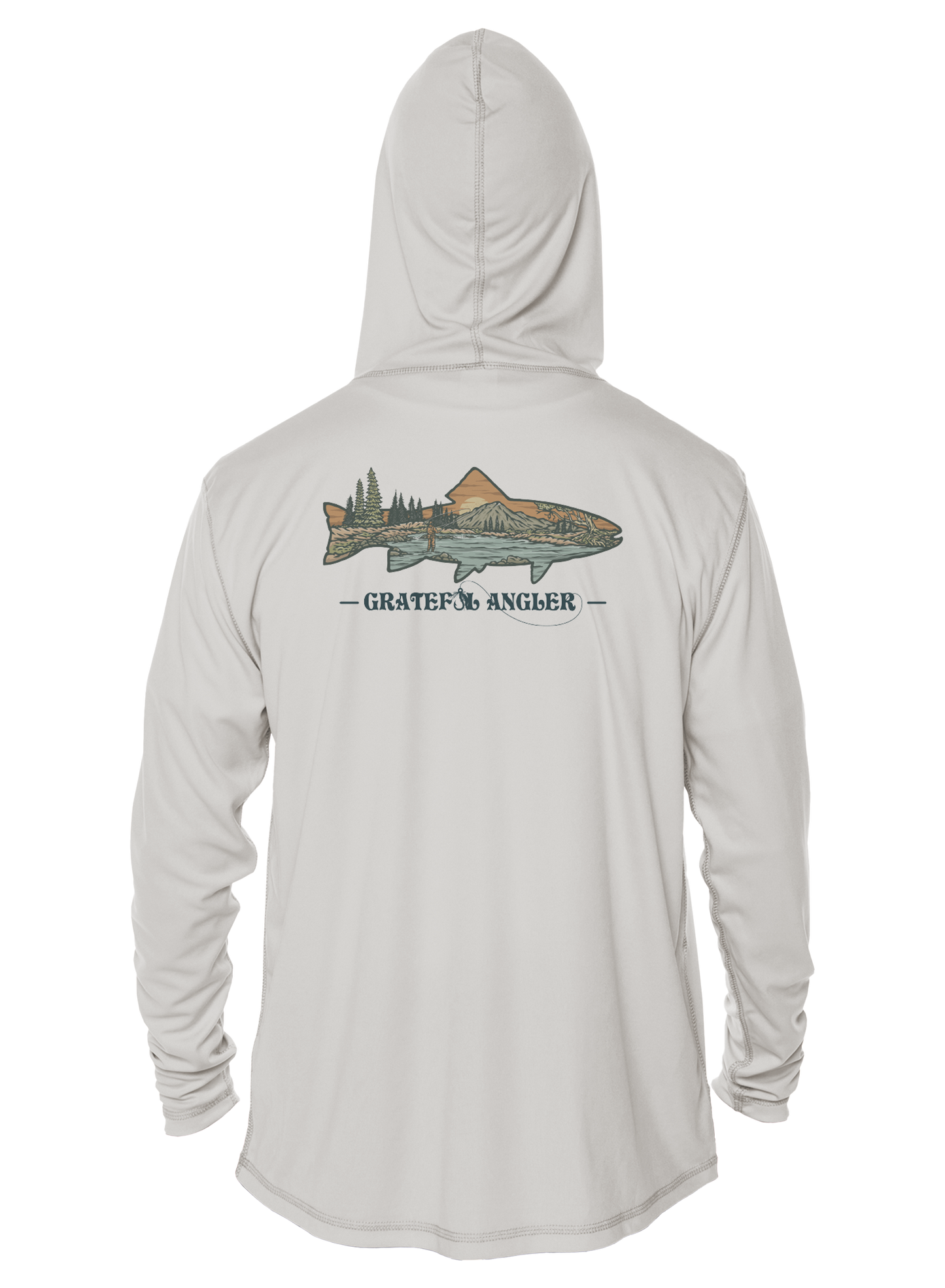 Grateful Angler Mountain Trout UV Hoodie