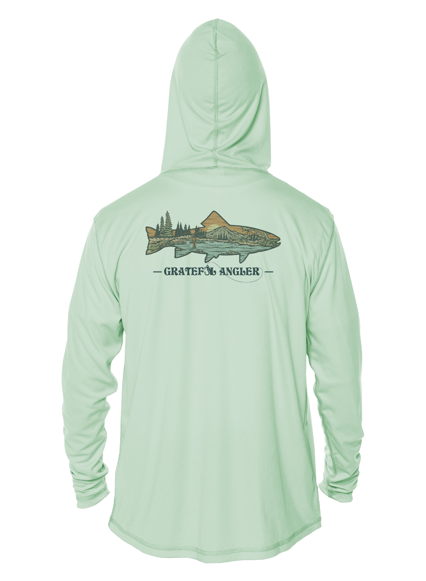 Grateful Angler Mountain Trout UV Hoodie