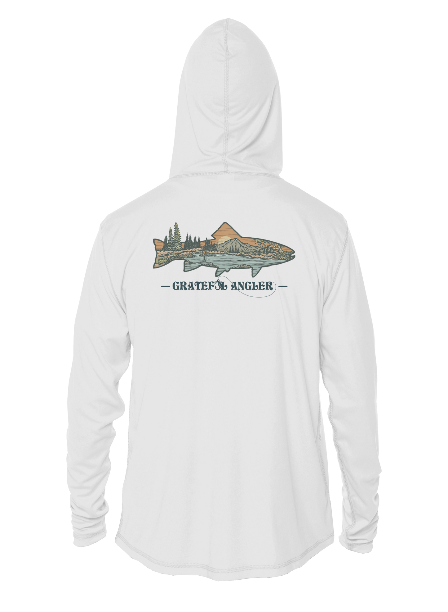 Grateful Angler Mountain Trout UV Hoodie