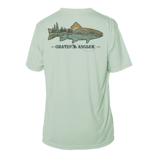 Grateful Angler Mountain Trout Short Sleeve UV Shirt