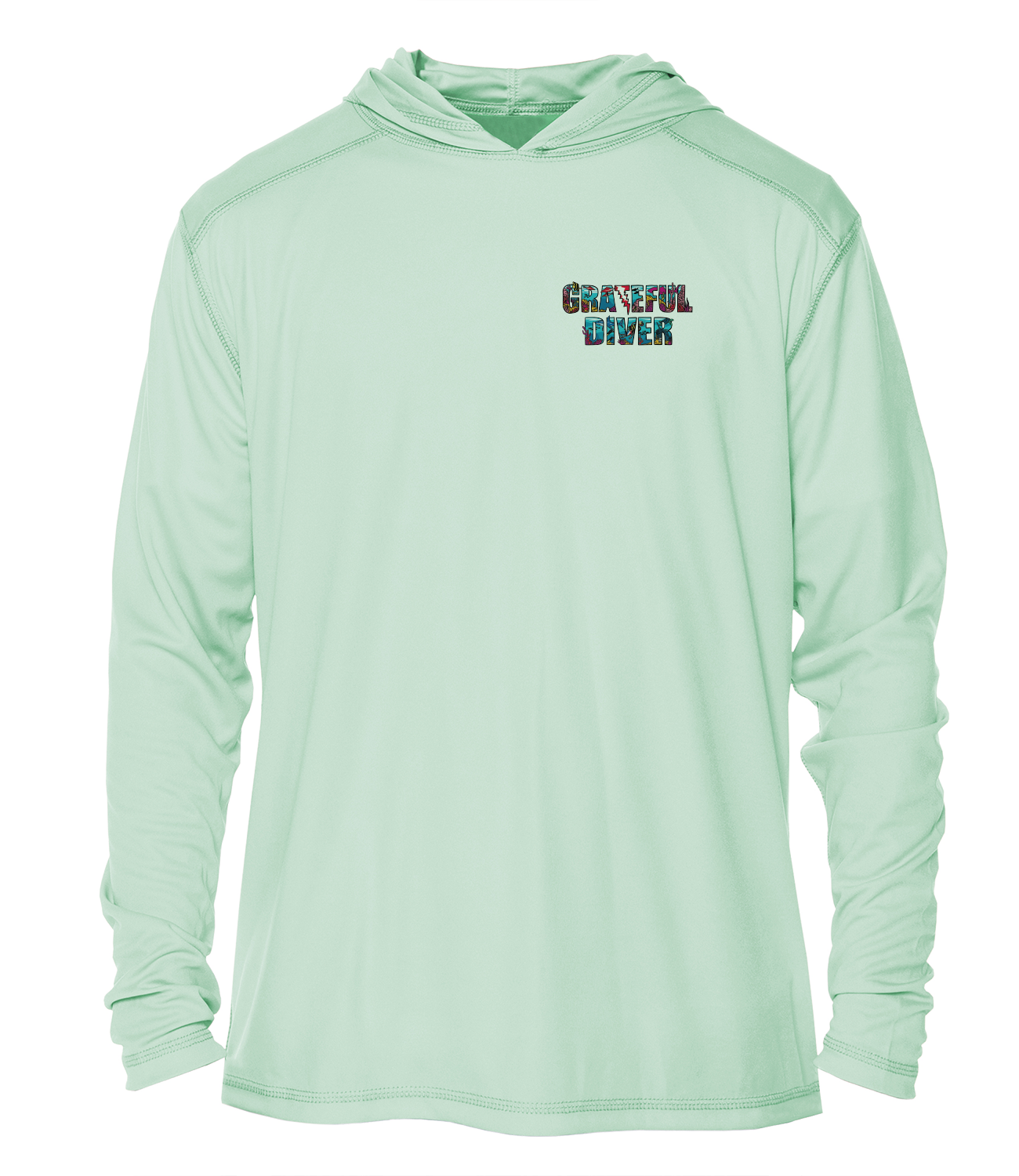 Grateful Diver Psychedelic Turtle UV Hoodie