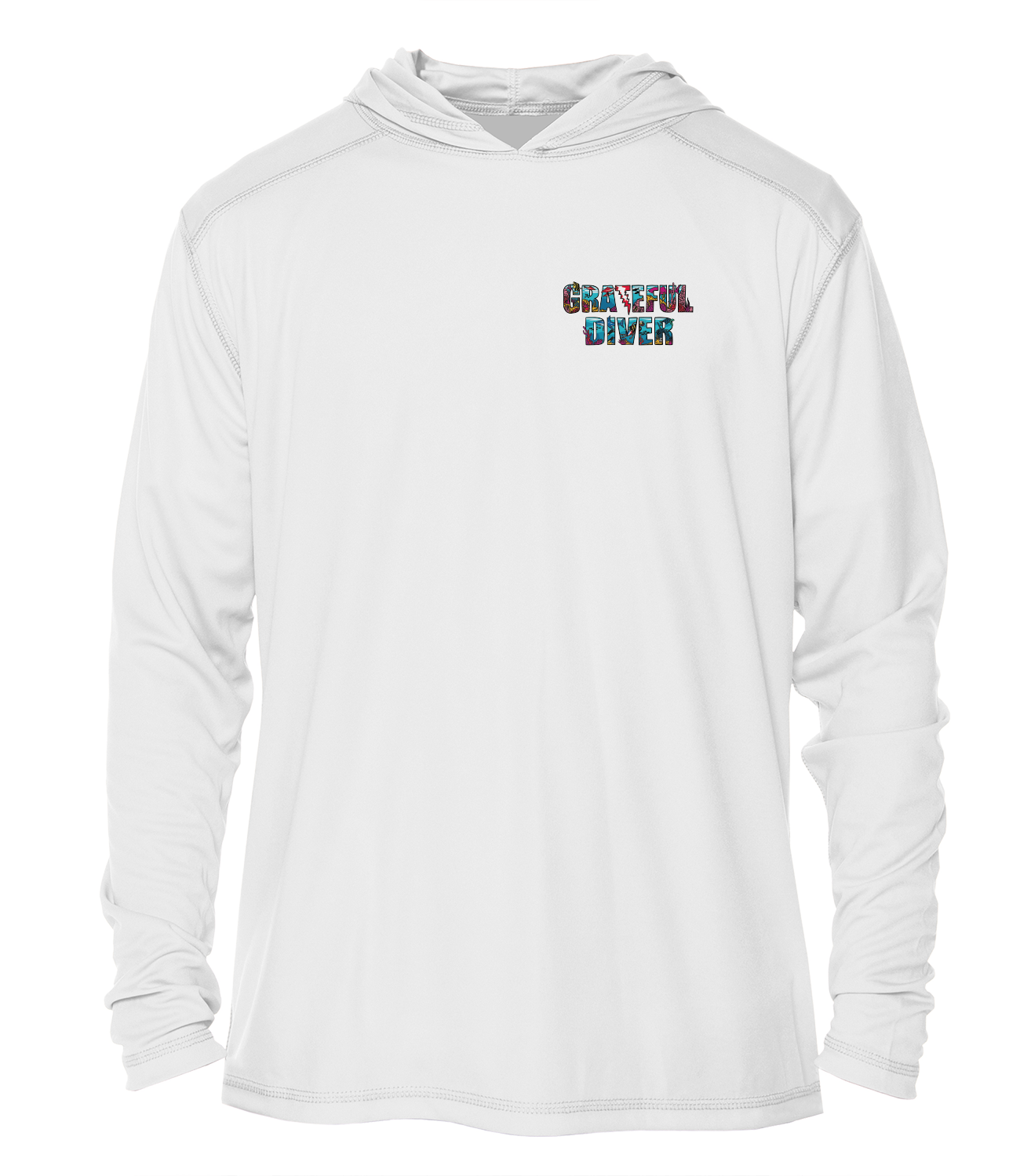 Grateful Diver Psychedelic Octopus UV Hoodie