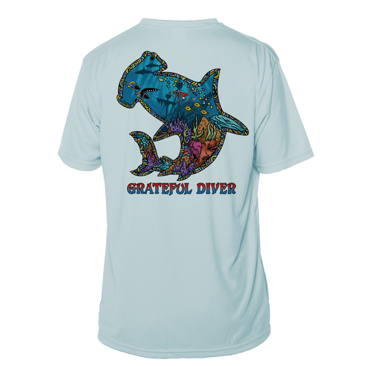 Grateful Diver Psychedelic Hammerhead Short Sleeve UV Shirt
