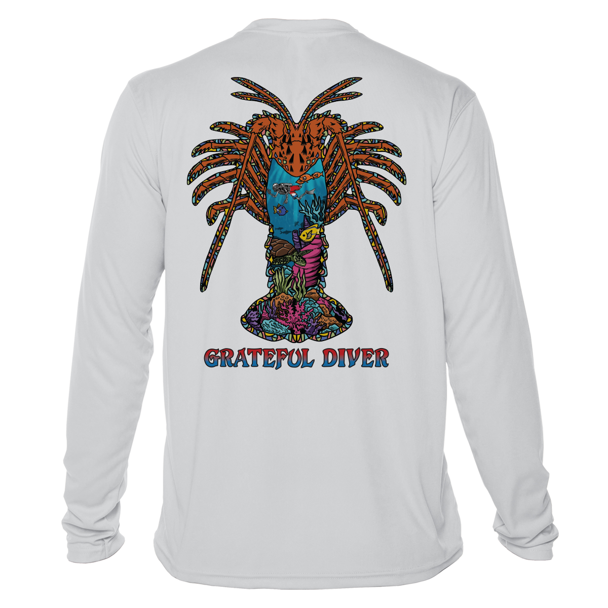 Grateful Diver Psychedelic Lobster UV Shirt