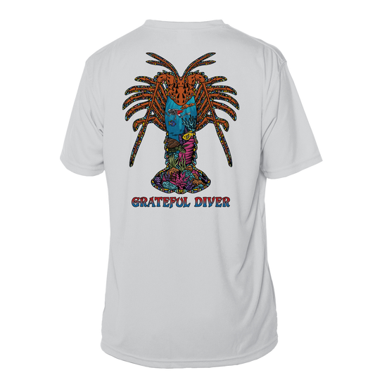Grateful Diver Psychedelic Lobster Short Sleeve UV Shirt