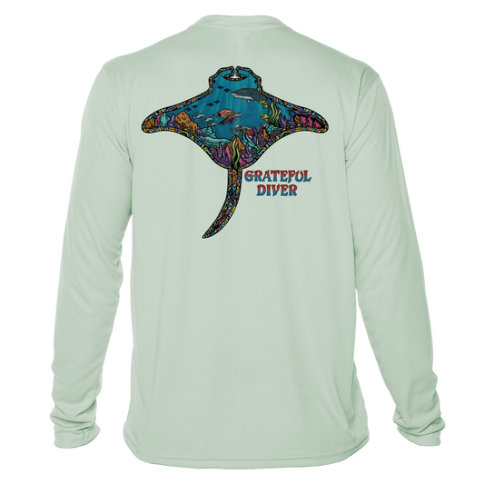Grateful Diver Psychedelic Manta Ray UV Shirt