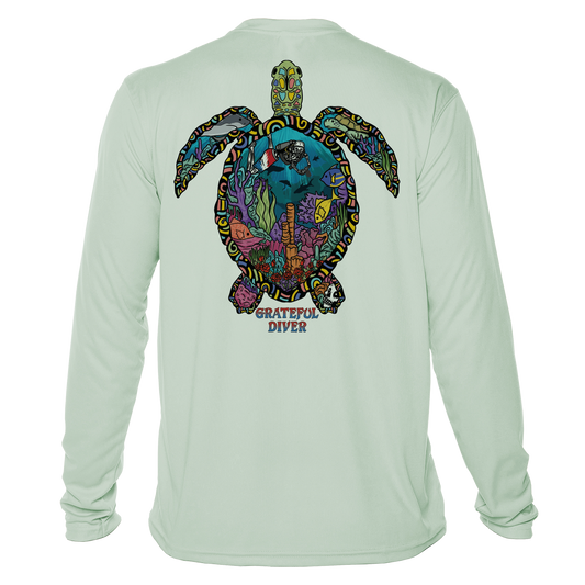 Grateful Diver Psychedelic Turtle UV Shirt