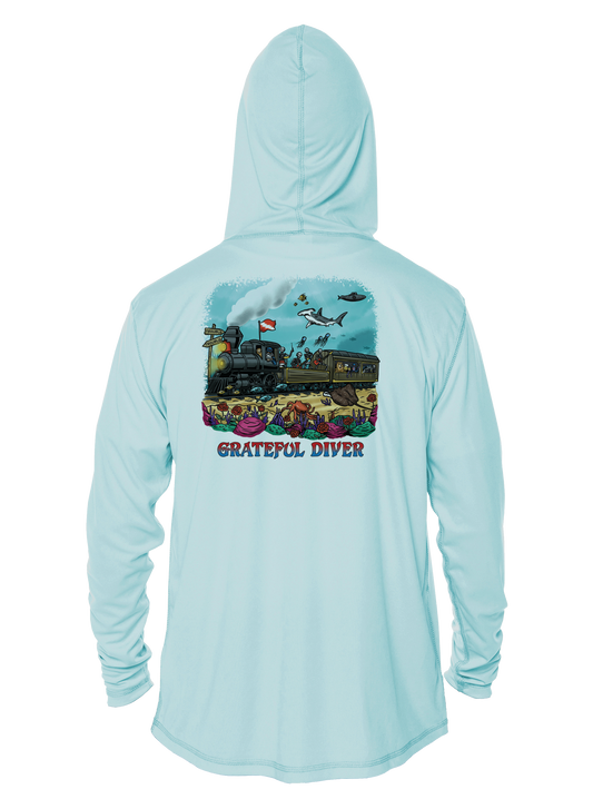 Grateful Diver Right on Time UV Hoodie