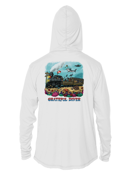 Grateful Diver Right on Time UV Hoodie