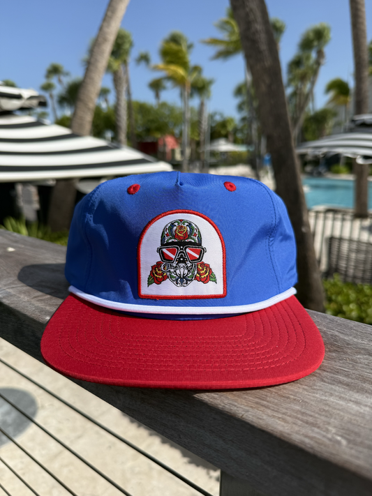 Grateful Diver Sugar Skull Camper Hat (3 Colors Available)