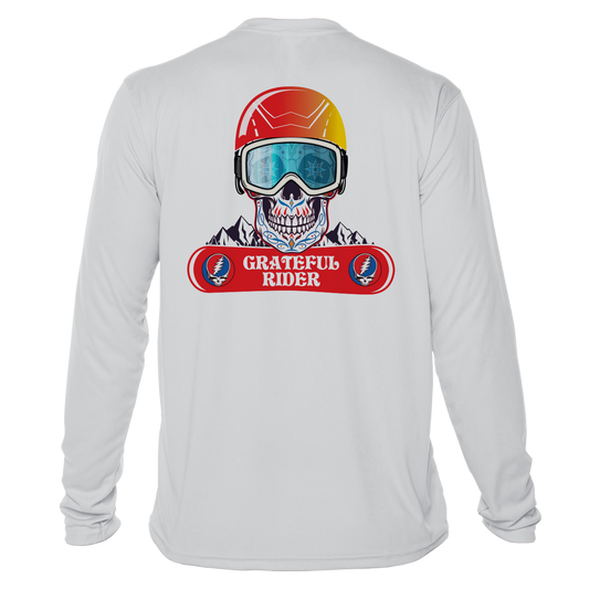 Sugar Skull Shredder UPF 50+ Long Sleeve Shirt | Grateful Rider