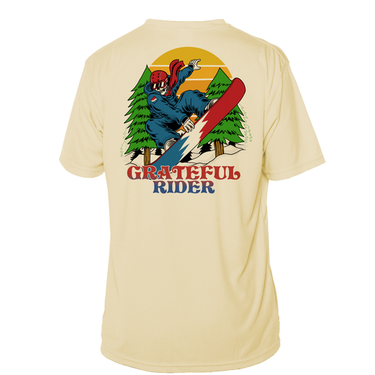 Grateful Rider Snowboarder Short Sleeve UV Shirt