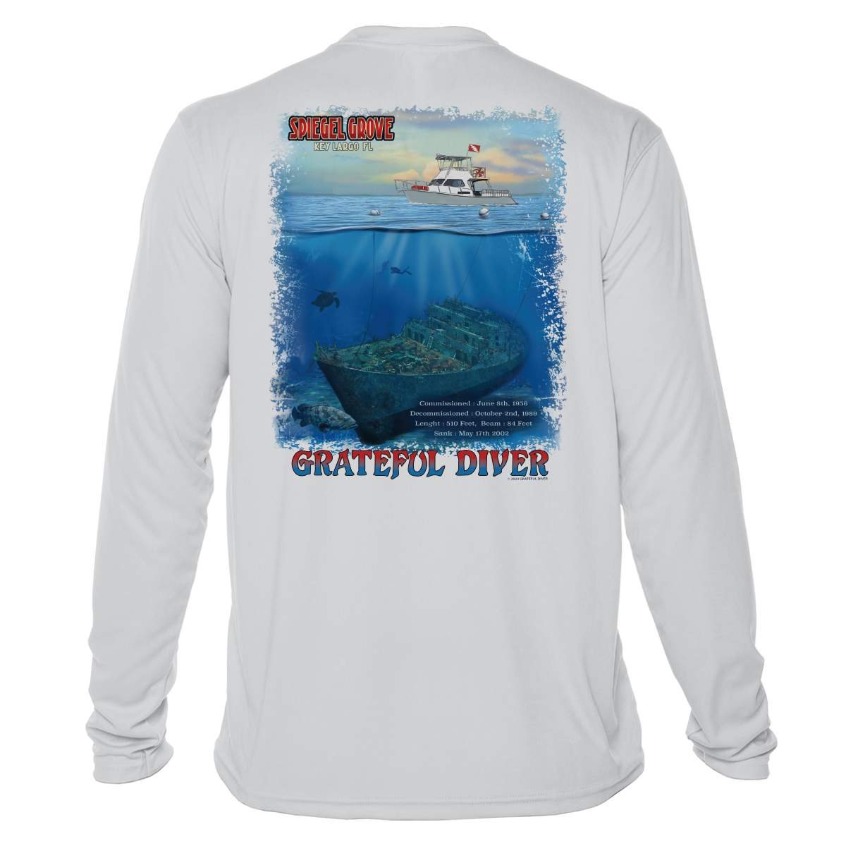 Grateful Diver Spiegel Grove UV Shirt