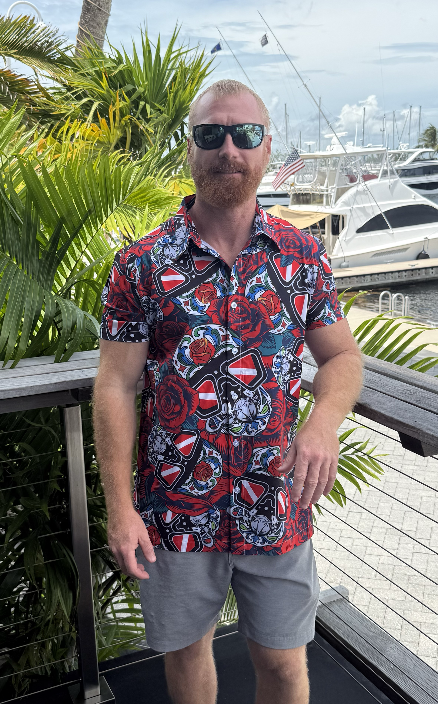 Sugar Skull Button Down