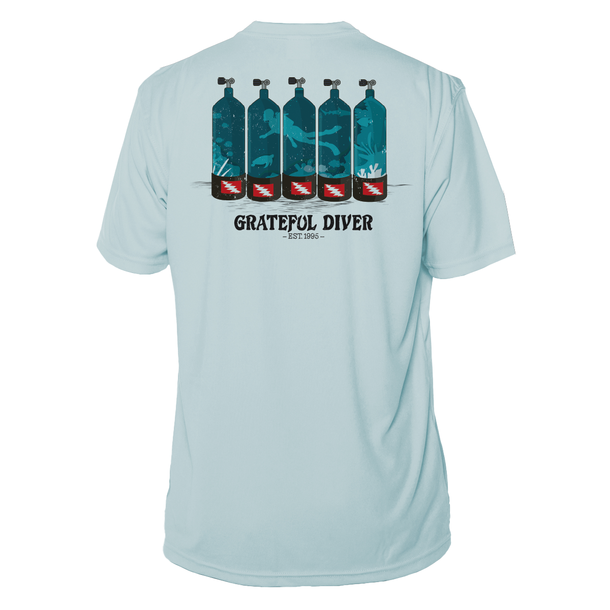 Grateful Diver Dive Tanks Short Sleeve UV Shirt