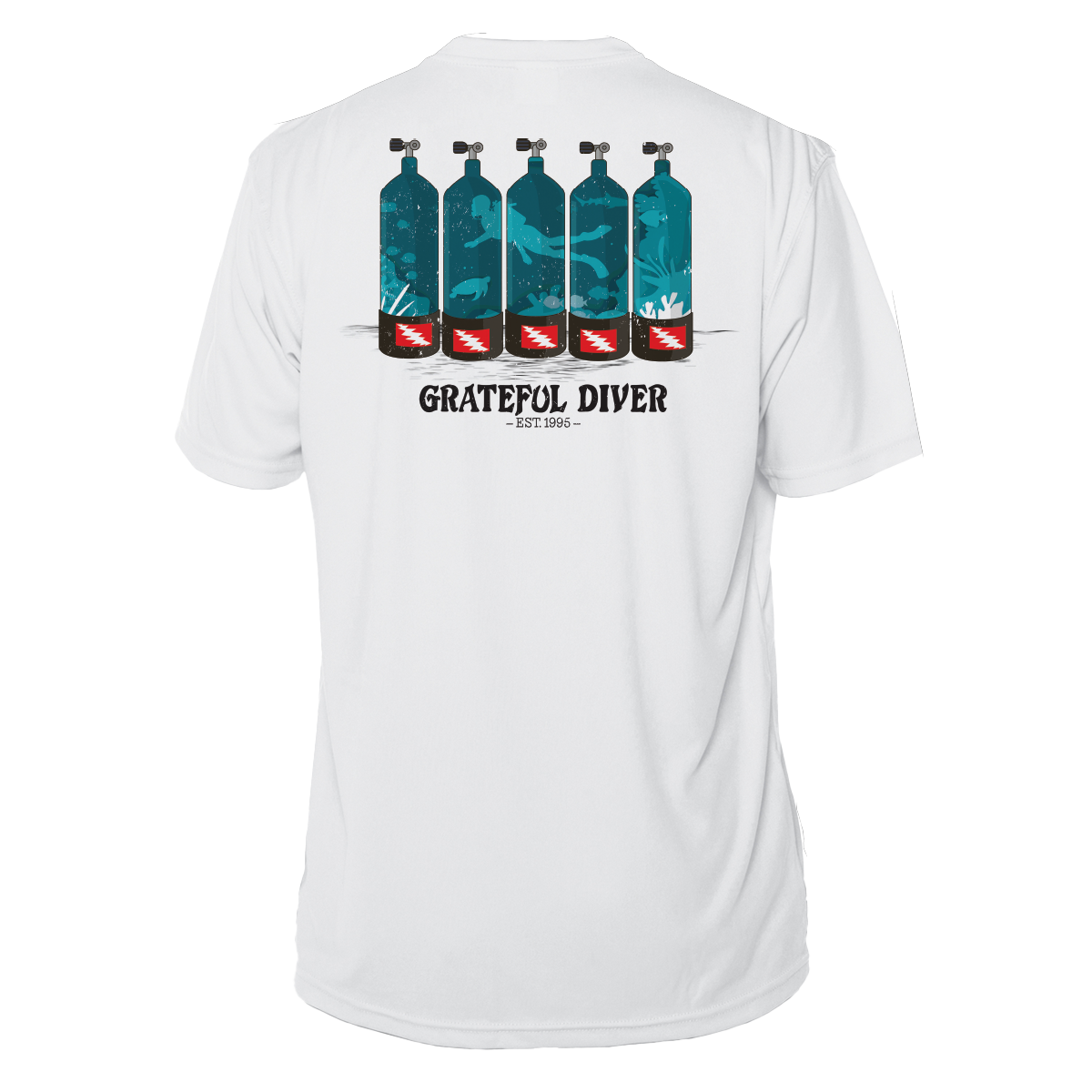 Grateful Diver Dive Tanks Short Sleeve UV Shirt