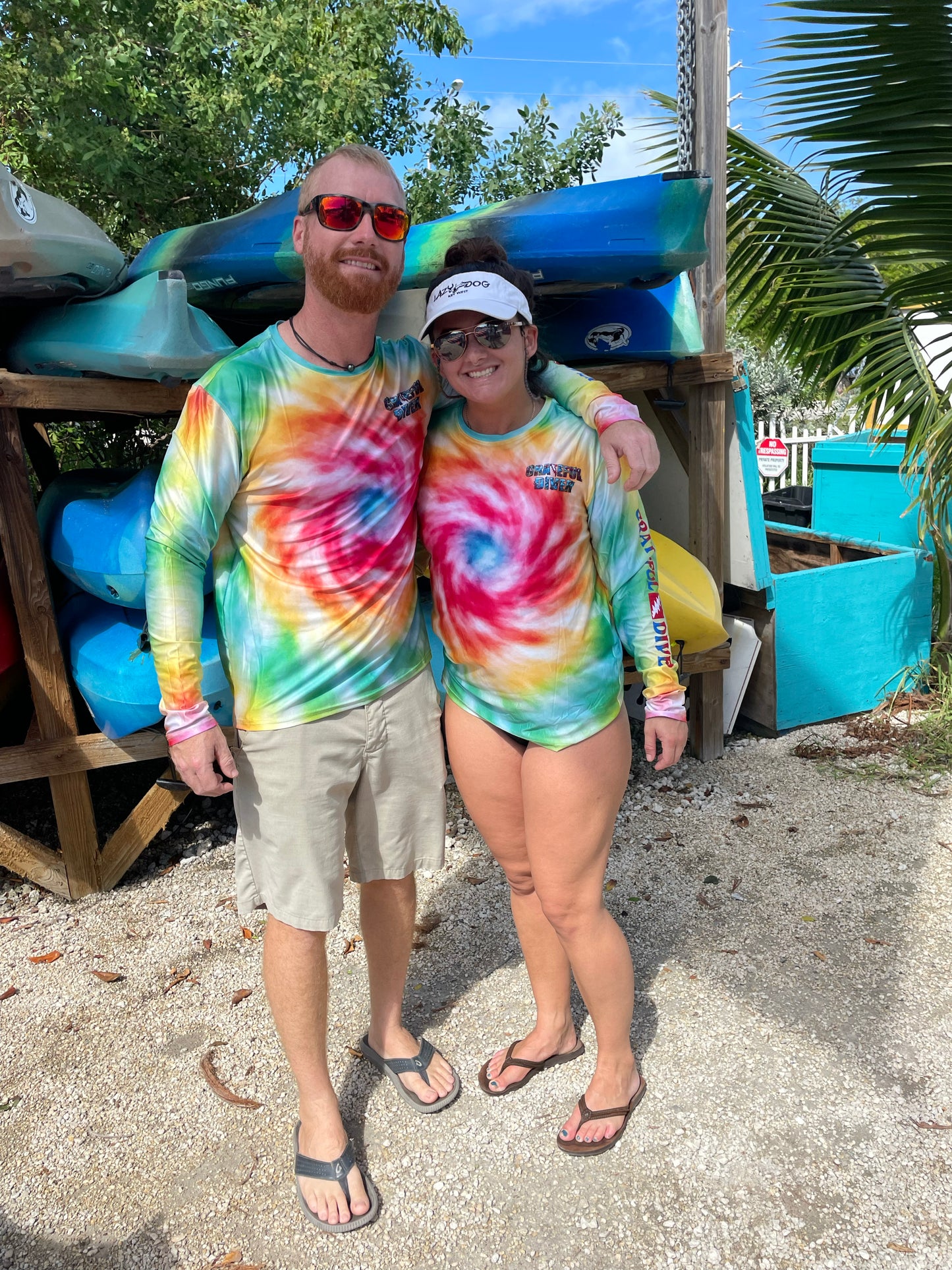 Grateful Diver Tie Dye UV Shirt