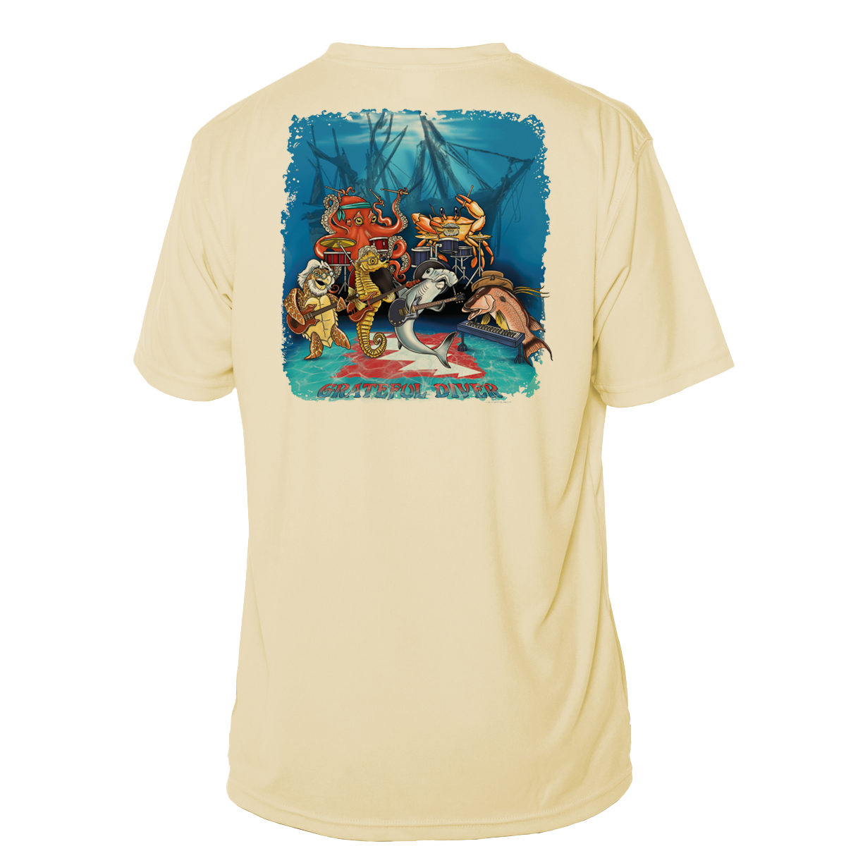 Grateful Diver Underwater Jam Short Sleeve UV Shirt