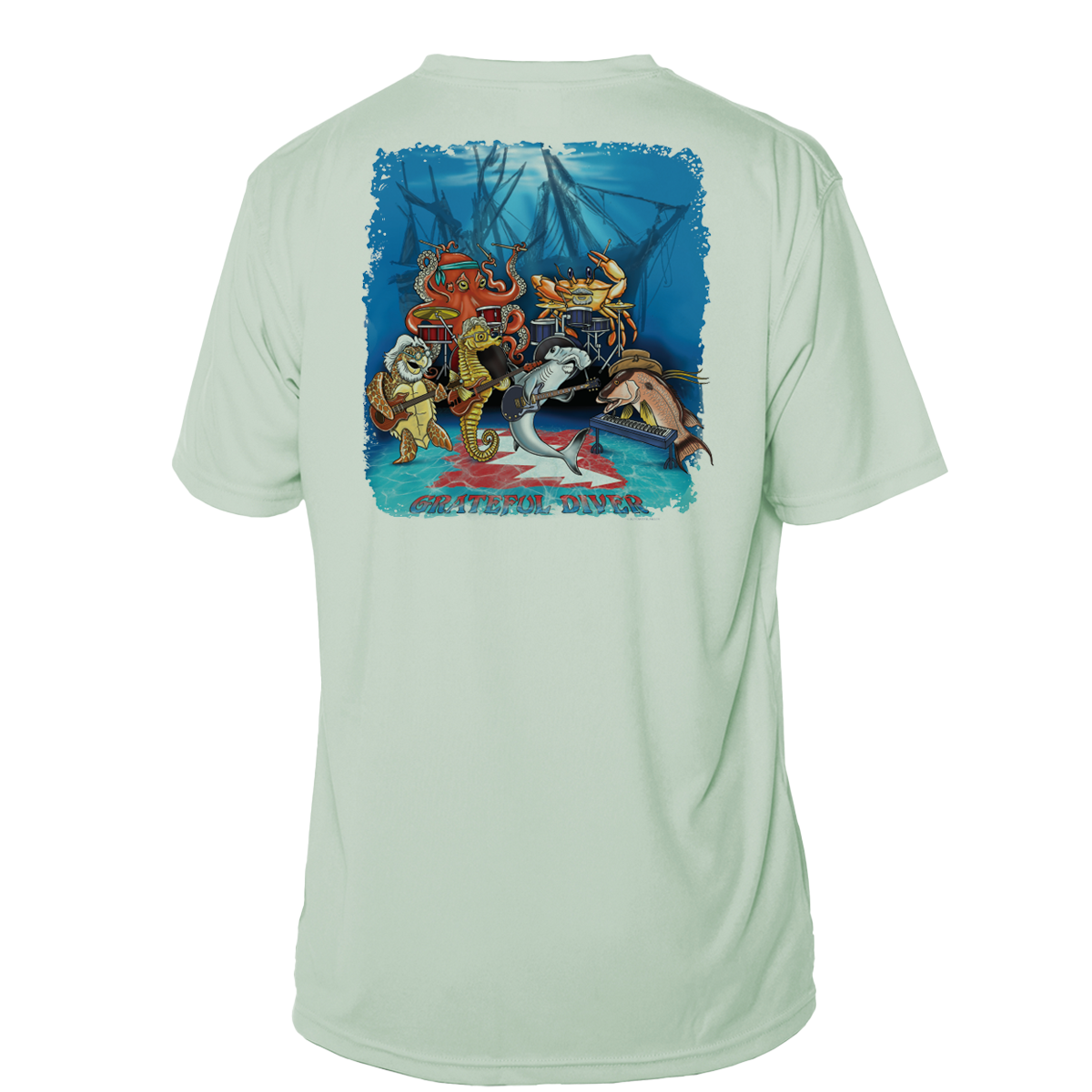 Grateful Diver Underwater Jam Short Sleeve UV Shirt