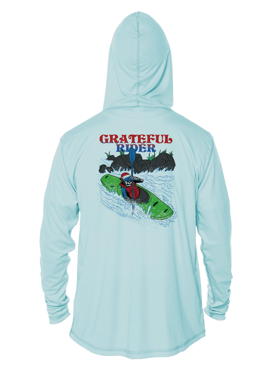 Grateful Rider Whitewater Kayaker UV Hoodie