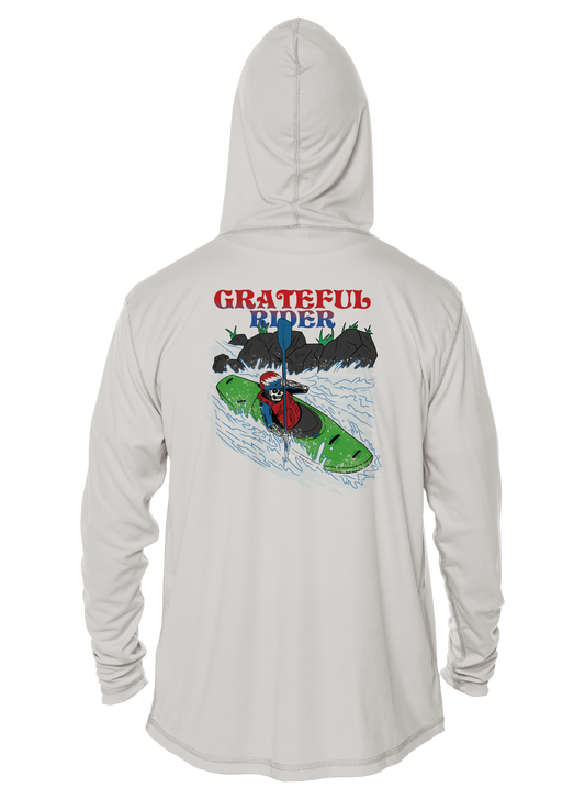 Grateful Rider Whitewater Kayaker UV Hoodie